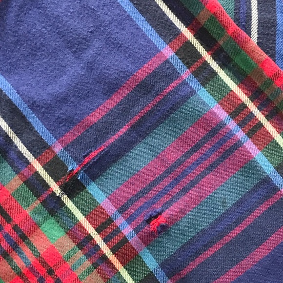 Bundle 2 Vintage LL Bean Broken In Flannel Shirts - Picture 10 of 10